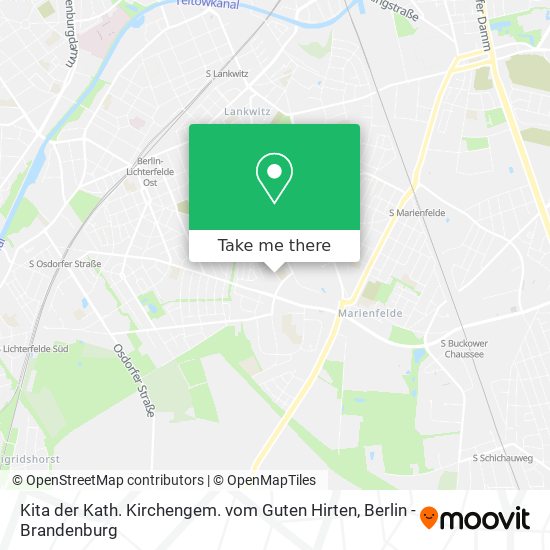 Kita der Kath. Kirchengem. vom Guten Hirten map