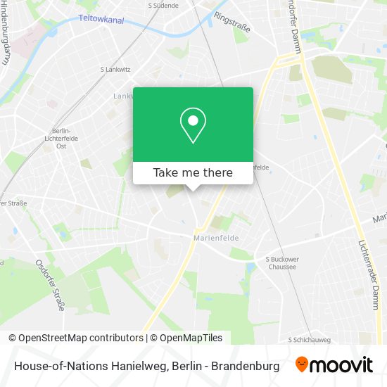 House-of-Nations Hanielweg map