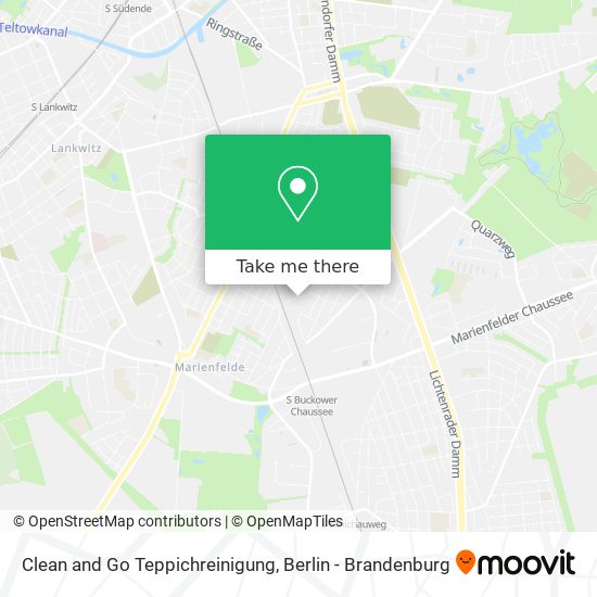 Clean and Go Teppichreinigung map