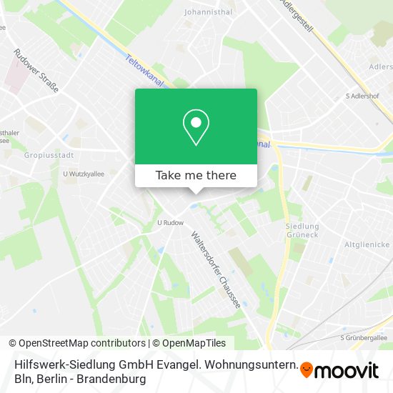 Карта Hilfswerk-Siedlung GmbH Evangel. Wohnungsuntern. Bln
