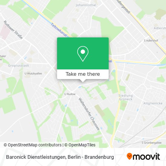 Baronick Dienstleistungen map