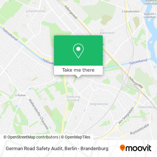 Карта German Road Safety Audit