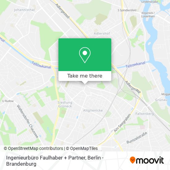 Карта Ingenieurbüro Faulhaber + Partner