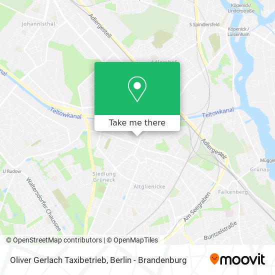 Oliver Gerlach Taxibetrieb map