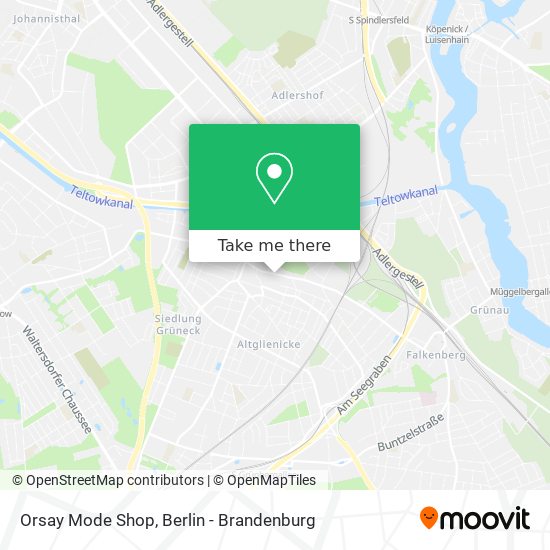 Orsay Mode Shop map