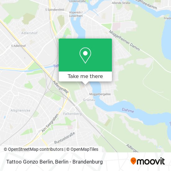 Tattoo Gonzo Berlin map