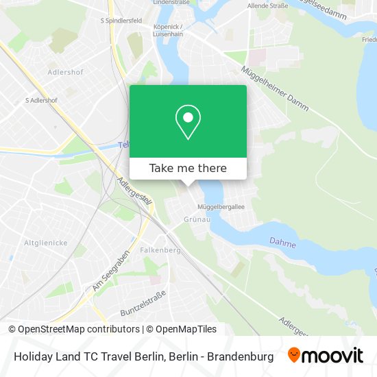 Holiday Land TC Travel Berlin map