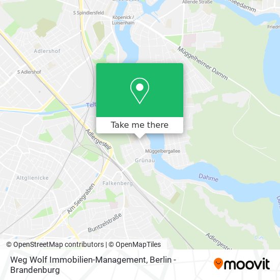 Карта Weg Wolf Immobilien-Management