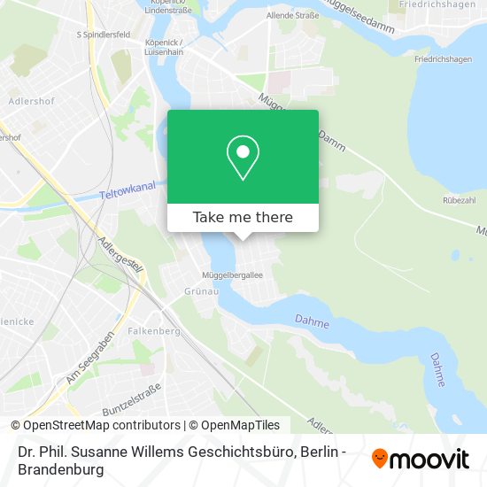 Dr. Phil. Susanne Willems Geschichtsbüro map