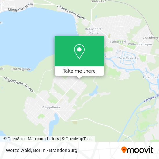Wetzelwald map