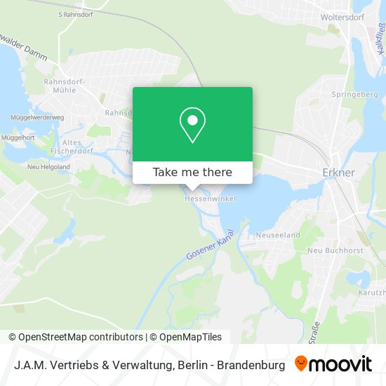 J.A.M. Vertriebs & Verwaltung map
