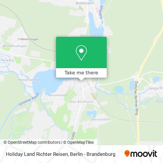 Карта Holiday Land Richter Reisen