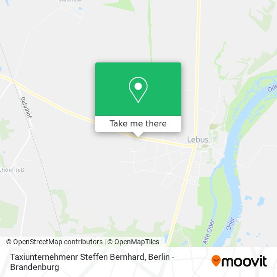 Taxiunternehmenr Steffen Bernhard map
