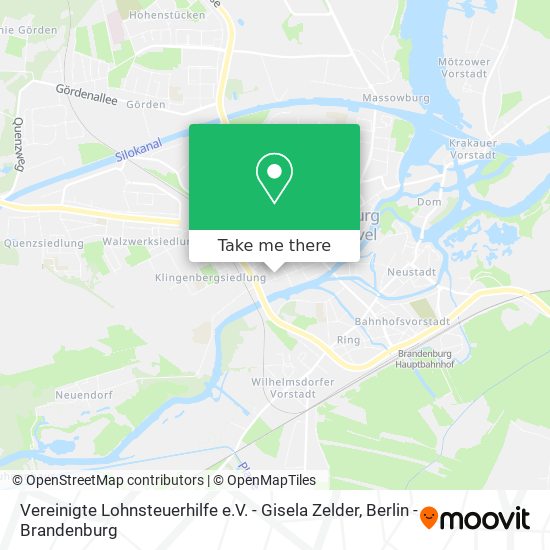 Vereinigte Lohnsteuerhilfe e.V. - Gisela Zelder map