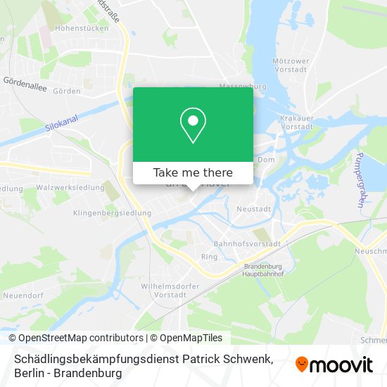 Schädlingsbekämpfungsdienst Patrick Schwenk map