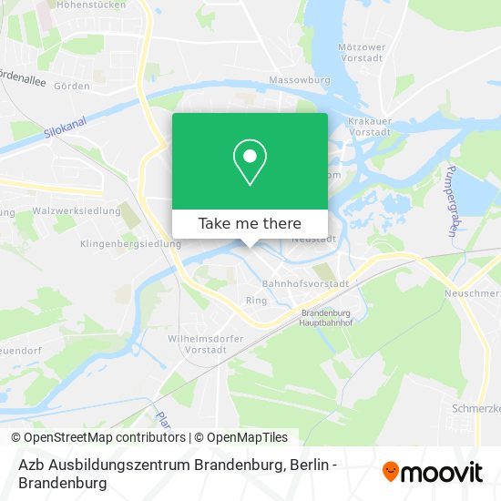 Azb Ausbildungszentrum Brandenburg map