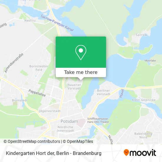 Kindergarten Hort der map