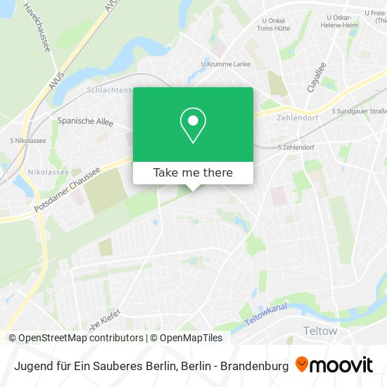 Карта Jugend für Ein Sauberes Berlin