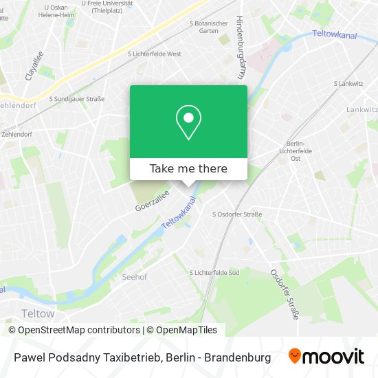 Pawel Podsadny Taxibetrieb map