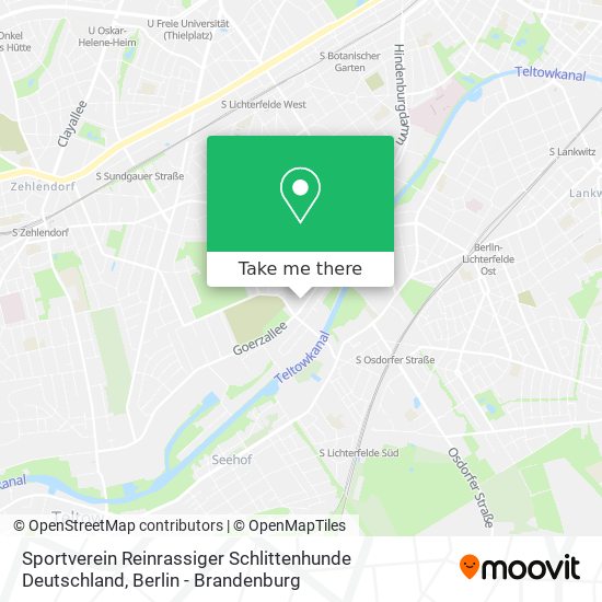 Карта Sportverein Reinrassiger Schlittenhunde Deutschland