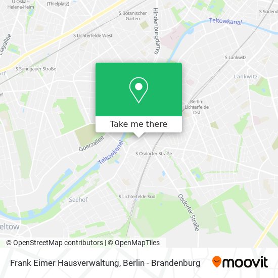 Карта Frank Eimer Hausverwaltung