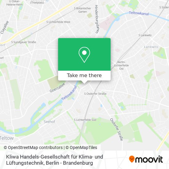 Kliwa Handels-Gesellschaft für Klima- und Lüftungstechnik map