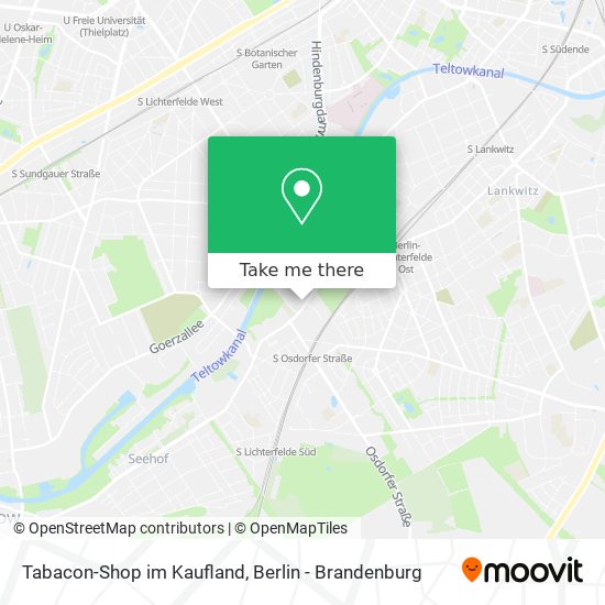 Tabacon-Shop im Kaufland map