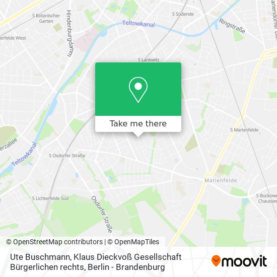 Ute Buschmann, Klaus Dieckvoß Gesellschaft Bürgerlichen rechts map