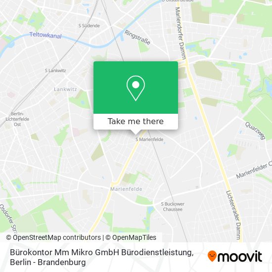 Карта Bürokontor Mm Mikro GmbH Bürodienstleistung