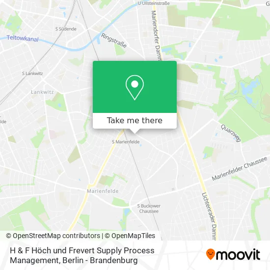 Карта H & F Höch und Frevert Supply Process Management