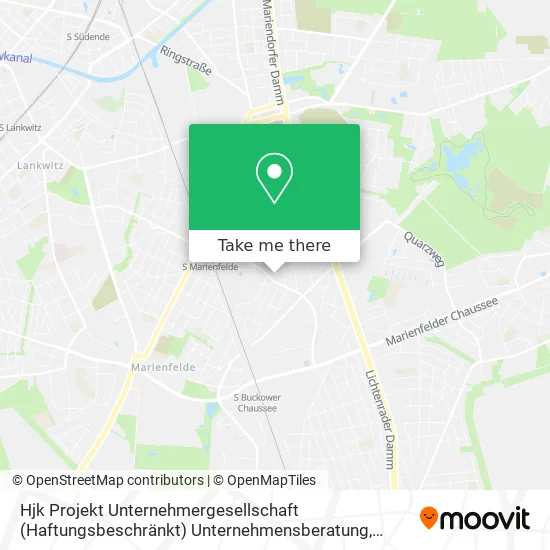 Карта Hjk Projekt Unternehmergesellschaft (Haftungsbeschränkt) Unternehmensberatung, Projektentwicklung