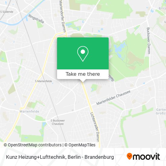 Kunz Heizung+Lufttechnik map