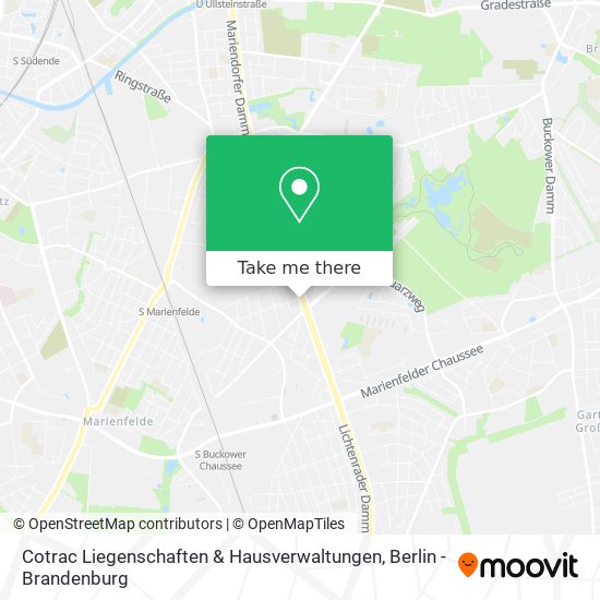 Cotrac Liegenschaften & Hausverwaltungen map