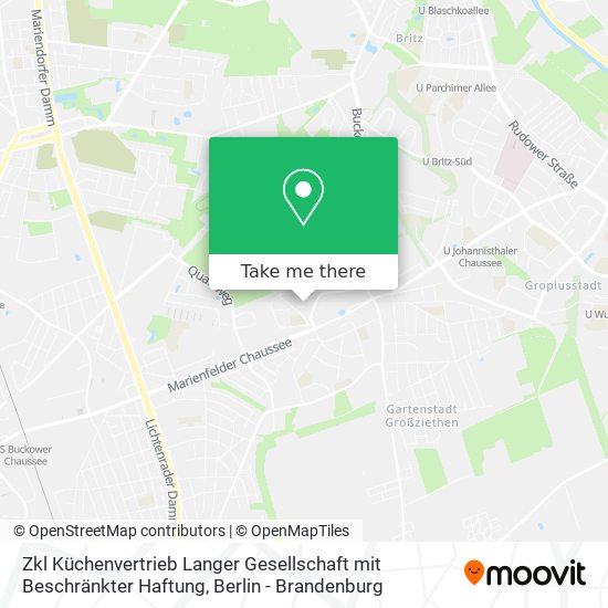 Zkl Küchenvertrieb Langer Gesellschaft mit Beschränkter Haftung map