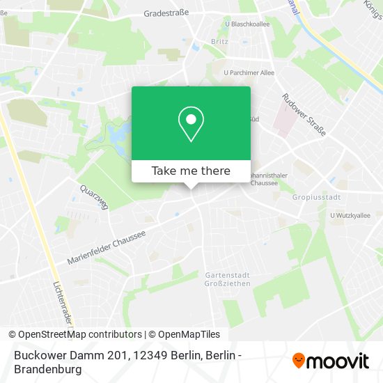 Buckower Damm 201, 12349 Berlin map