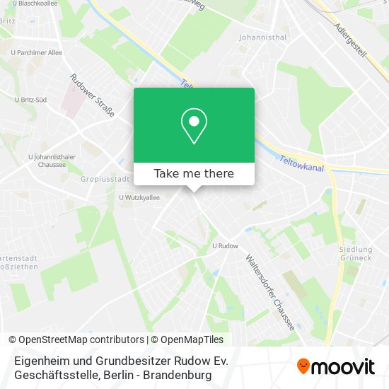 Eigenheim und Grundbesitzer Rudow Ev. Geschäftsstelle map