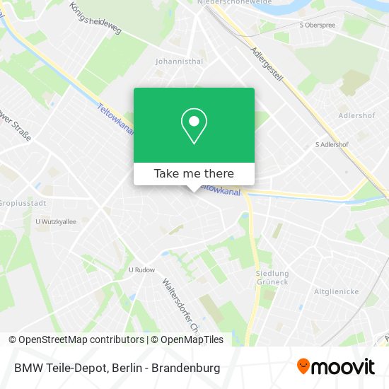 BMW Teile-Depot map
