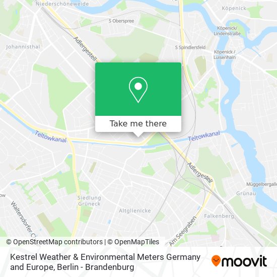 Kestrel Weather & Environmental Meters Germany and Europe map