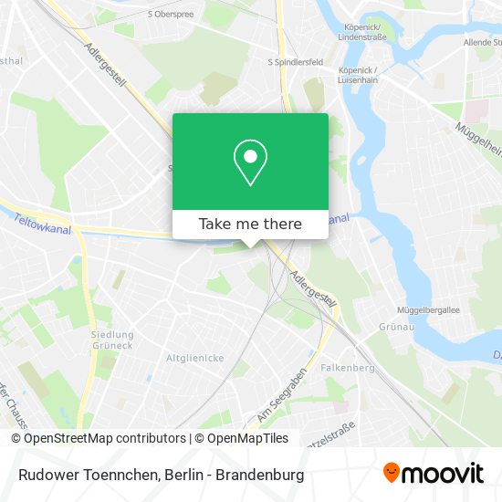 Rudower Toennchen map