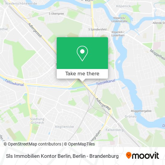 Sls Immobilien Kontor Berlin map