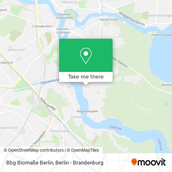 Bbg Biomaße Berlin map