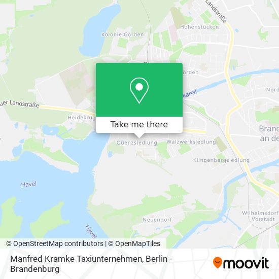 Manfred Kramke Taxiunternehmen map