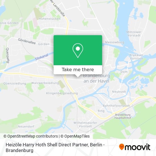 Heizöle Harry Hoth Shell Direct Partner map