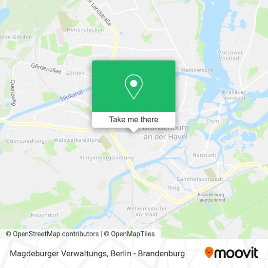 Magdeburger Verwaltungs map