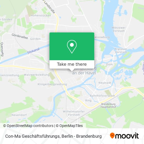 Con-Ma Geschäftsführungs map