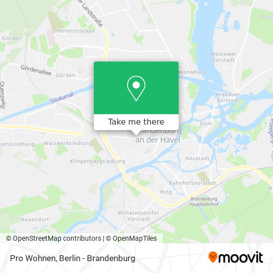 Карта Pro Wohnen