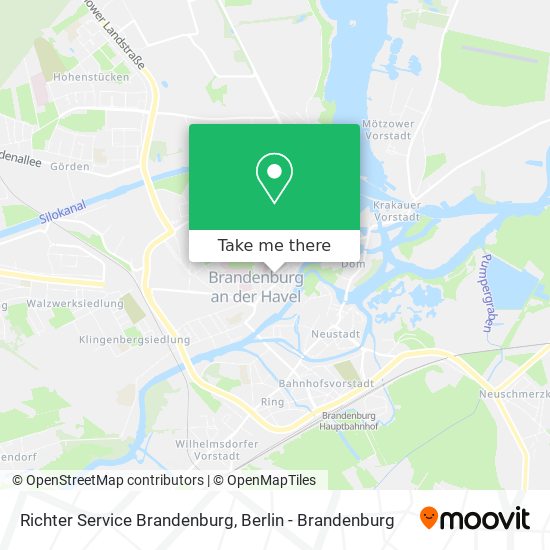 Карта Richter Service Brandenburg