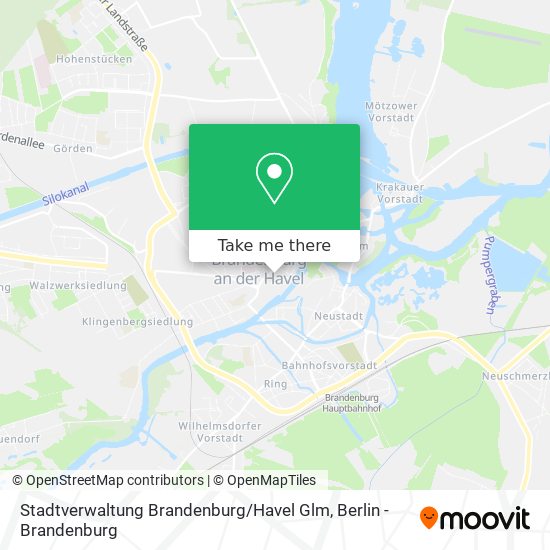 Stadtverwaltung Brandenburg / Havel Glm map