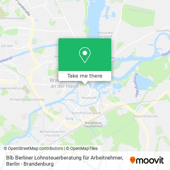 Карта Blb Berliner Lohnsteuerberatung für Arbeitnehmer
