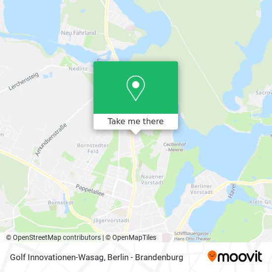 Golf Innovationen-Wasag map